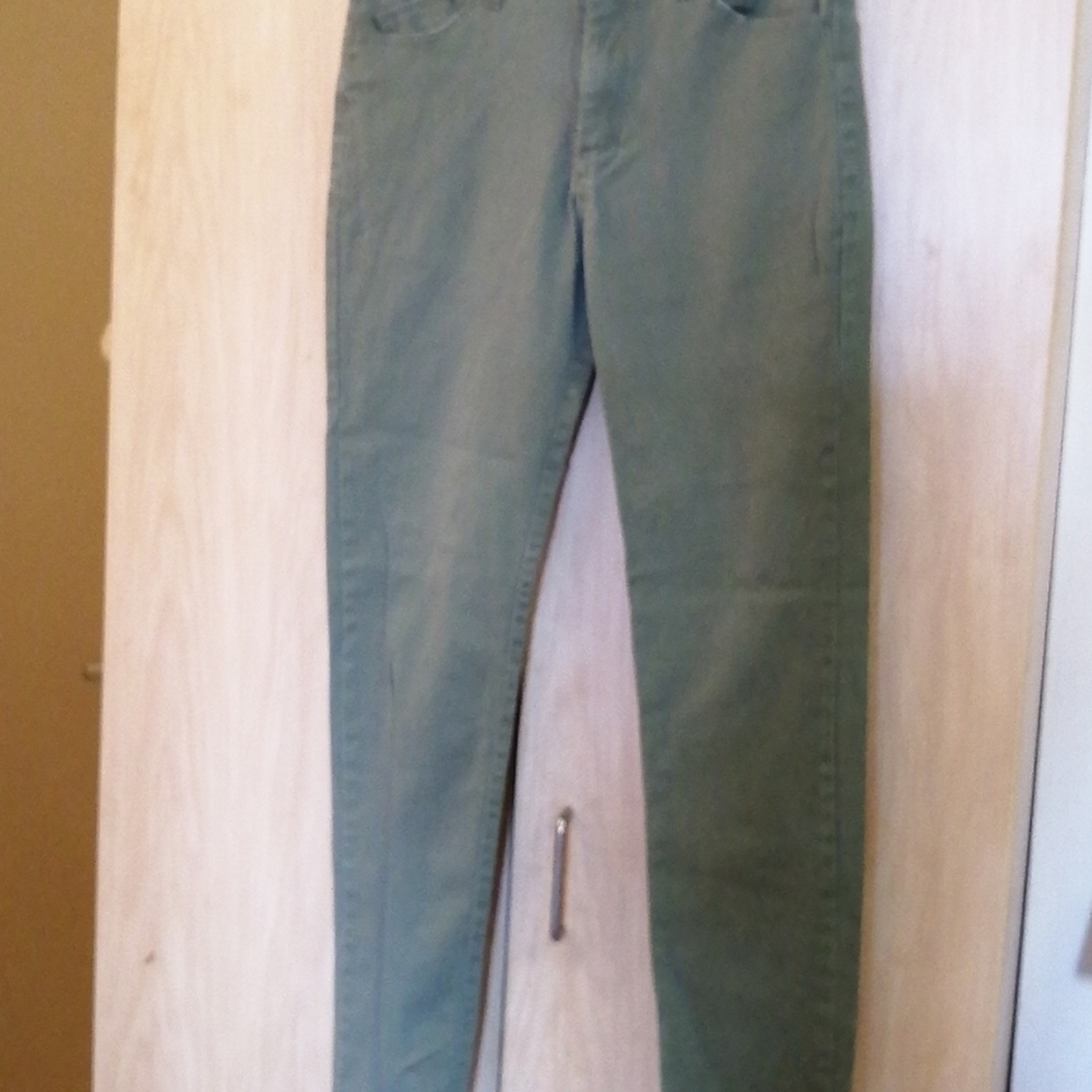 Green skinny  jeans